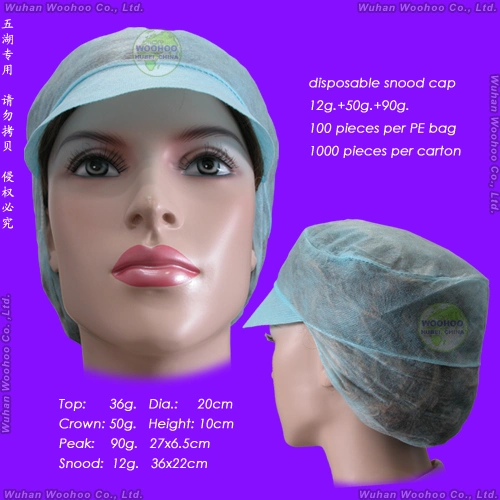 Surgical/Medical/Dental/Nursing/Scrub/Space/Mob/Mop/Work/Snood/SMS Nonwoven Disposable PP Cap for Doctor/Surgeon/Nurse/Worker(Bouffant/Round/Pleated/Strip/Clip)