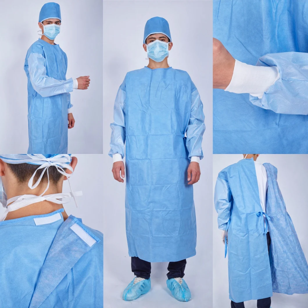 Consumable Lever 2 Approved Non Sterile Disposable Reinforced Surgical Gown