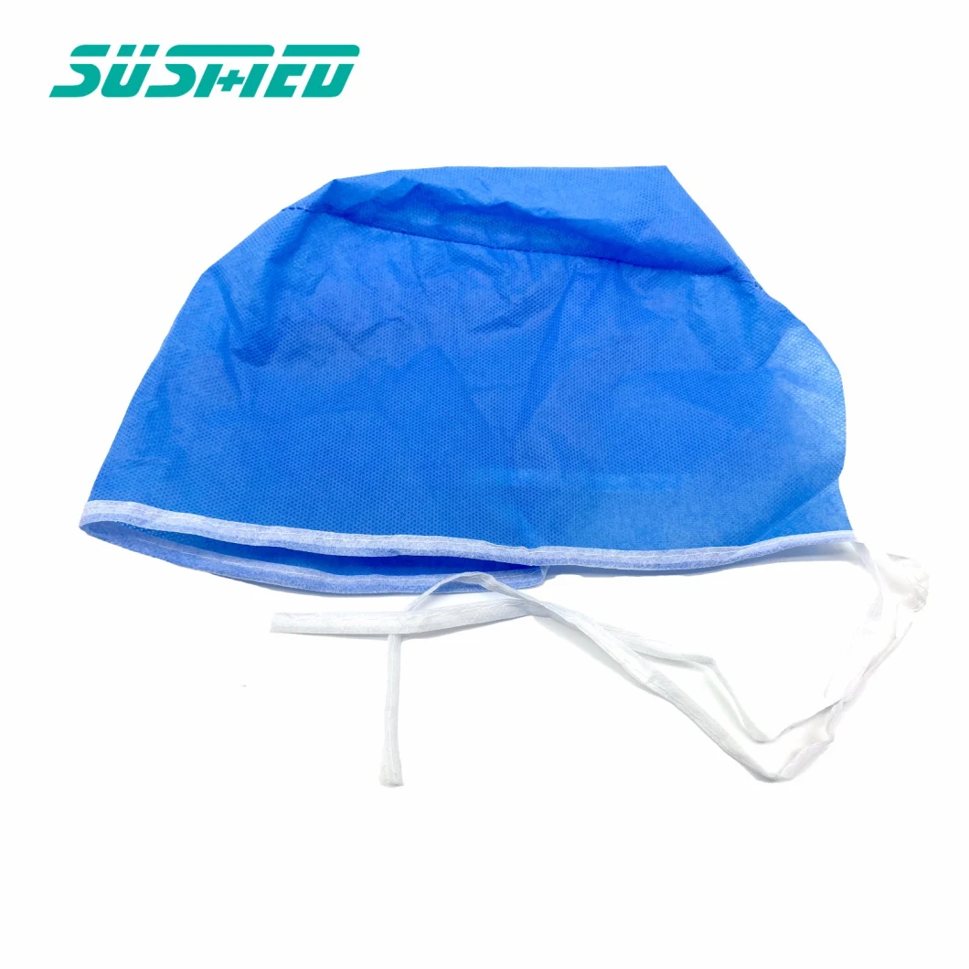 Cheap Price Disposable Surgical Surgeon Doctor Nonwoven Cap