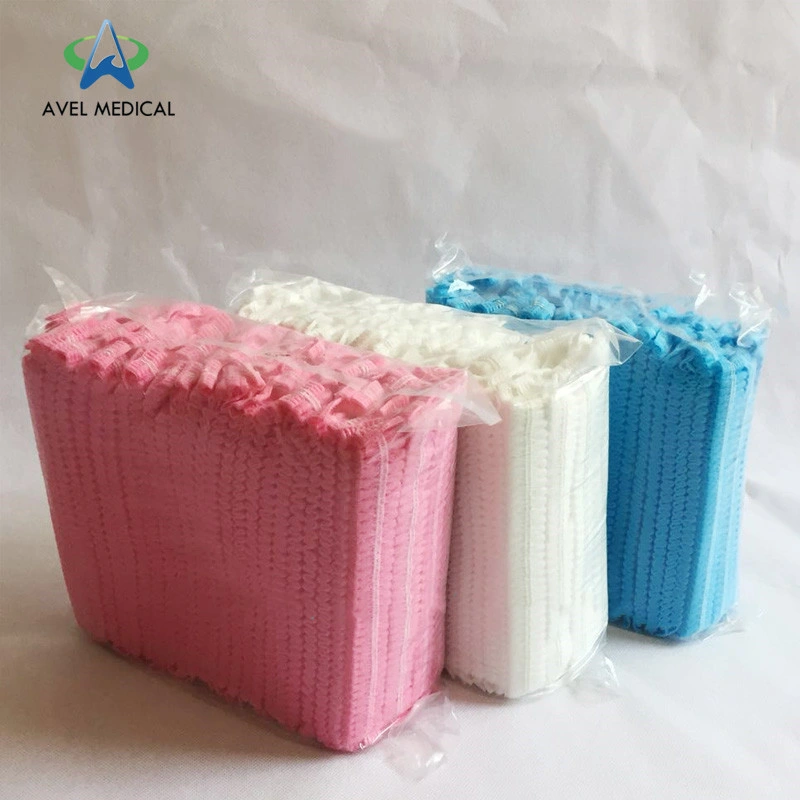 Disposable Non Woven Mob/Clip/Bouffant/Doctor/Nurse/Surgical/Medical/Dental/Worker/Astronaut/Shower/Hair/Hotel/Round/Net Dustproof Waterproof PE/PP Cap