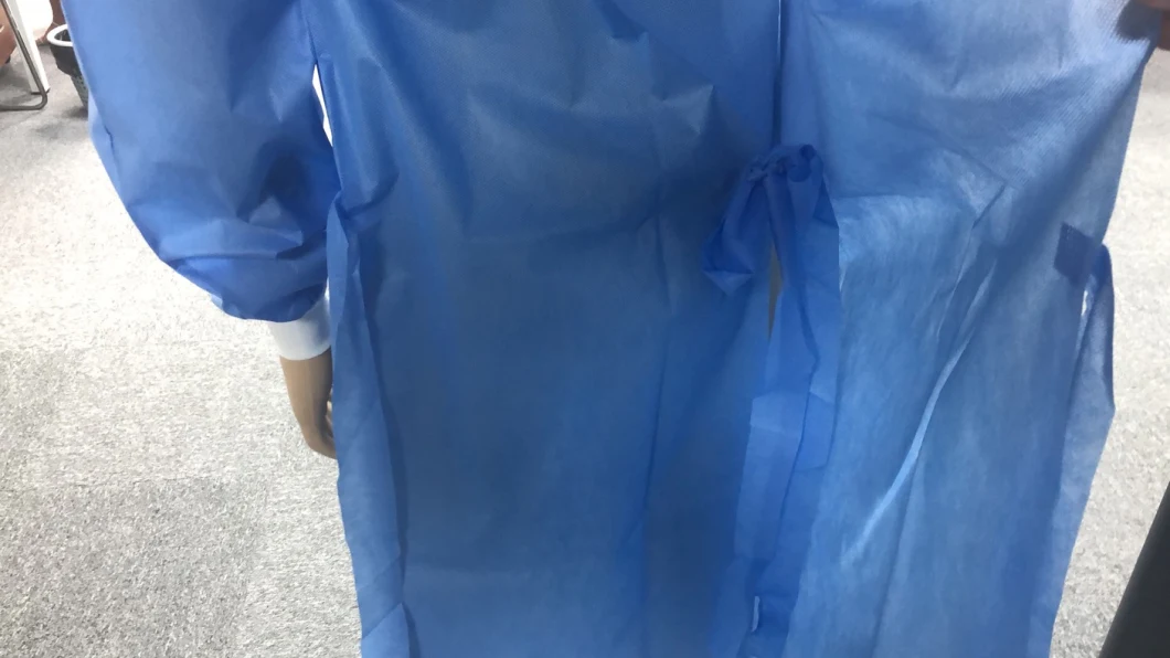 Doctor′s Sterile or Non-Steriel Surgical Gown Isolement Blouse Chirurgicale Disposable Patient Medical Isolation