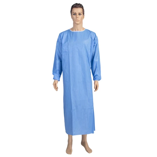 Doctor's stérile ou Non-Sterel Surgical Blouse Isolement Blouse Chirurgical Isolement médical du patient jetable